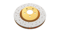 DBA 06+ BMW 335d/335i E90/91/92 Front Drilled & Slotted 4000 Series Rotor