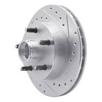 R1 Concepts R1 1983-1997 Ford AEROSTAR Front Right Drilled & Slotted Silver Brake Rotor
