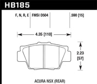 Hawk Performance Hawk HP+ Street Brake Pads
