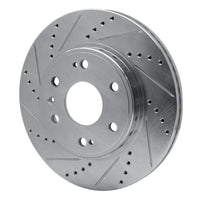 R1 Concepts R1 09-20 Chevrolet TAHOE Front Left Drilled & Slotted Silver Brake Rotor