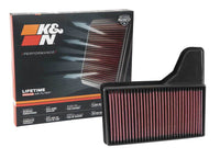 K&N Engineering K&N Replacement Panel Air Filter for 2015 Ford Mustang 2.3L L4/3.7L V6/5.0L V8