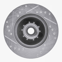 R1 Concepts R1 1973-1989 Chrysler CORDOBA Front Right Drilled & Slotted Silver Brake Rotor