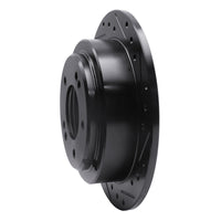 R1 Concepts R1 04-06 Kia AMANTI Rear Right Drilled & Slotted Black Brake Rotor