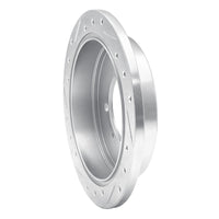 R1 Concepts R1 91-93 Hyundai SONATA Rear Right Drilled & Slotted Silver Brake Rotor