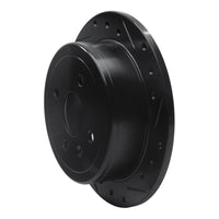 R1 Concepts R1 99-02 Daewoo Nubira Rear Right Drilled & Slotted Black Brake Rotor