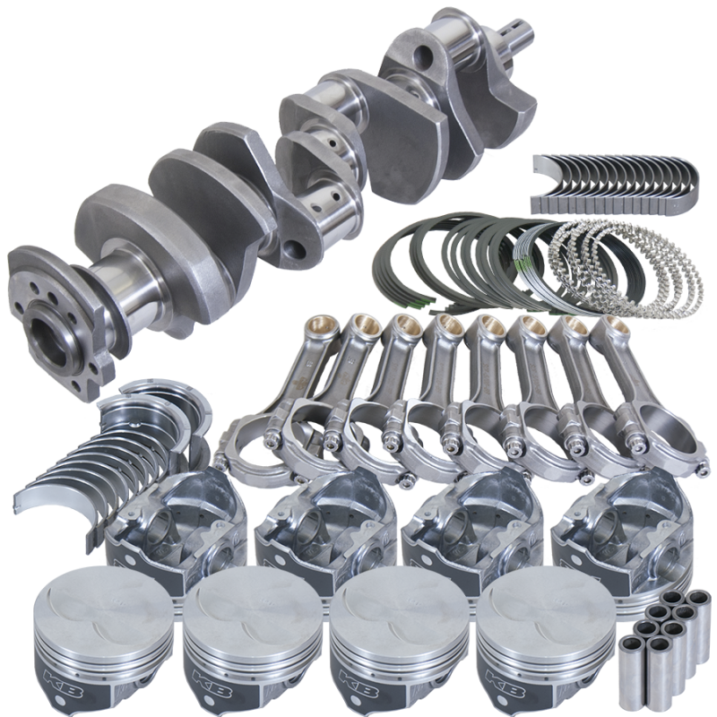 Eagle Chevy 400 3.750in Crank 5.700in I-Beam Rods -7cc Flat Top 4.125in Pistons Rotating Assembly
