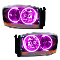 ORACLE Lighting Oracle 06 Dodge Ram SMD HL - Black - ColorSHIFT w/ BC1 Controller