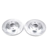 PowerStop Power Stop 05-18 Chevrolet Silverado 1500 Front Evolution Drilled & Slotted Rotors - Pair