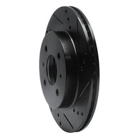 R1 Concepts R1 91-02 Saturn SW1 Front Right Drilled & Slotted Black Brake Rotor