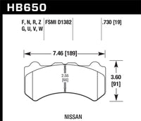 Hawk Performance Hawk 09-11 Nissan GT-R HPS Street Front Brake Pads