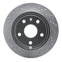 R1 Concepts R1 09-20 Chevrolet Express 4500 Rear Left Drilled & Slotted Silver Brake Rotor
