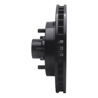 R1 Concepts R1 1992-2002 Chevrolet C1500 Suburban Front Left Drilled & Slotted Black Brake Rotor