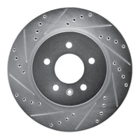 R1 Concepts R1 16-20 Buick Regal Sportback Rear Left Drilled & Slotted Silver Brake Rotor