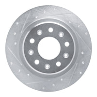 R1 Concepts R1 16-25 Buick LaCrosse Rear Left Drilled & Slotted Silver Brake Rotor