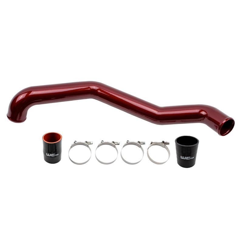 Wehrli 17-19 Chevrolet 6.6L L5P Duramax Driver Side 3in Intercooler Pipe - Candy Red