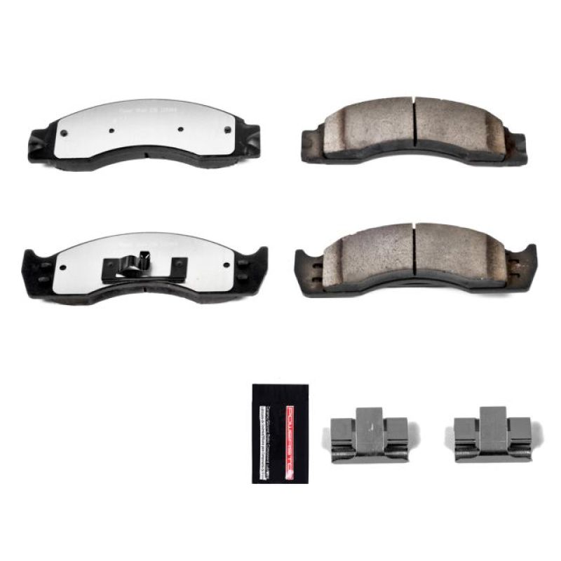 PowerStop Power Stop 01-02 Ford E-450 Super Duty Front or Rear Z36 Truck & Tow Brake Pads w/Hardware