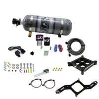 Nitrous Express Single Entry Crossbar RNC .178 4150 Flange Nitrous Kit (250-650HP) w/Compsite Bottle