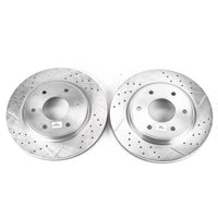 PowerStop Power Stop 05-06 Infiniti QX56 Front Evolution Drilled & Slotted Rotors - Pair
