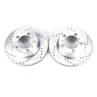 PowerStop Power Stop 17-19 Porsche 718 Boxster Rear Evolution Drilled & Slotted Rotors - Pair