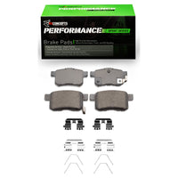 R1 Concepts R1 08-17 Acura TSX Rear Performance Sport Brake Pads & Hardware Kit