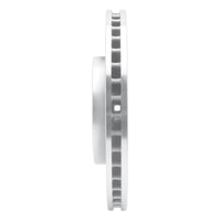 R1 Concepts R1 09-11 Cadillac STS Front Right Drilled & Slotted Silver Brake Rotor