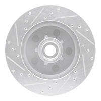 R1 Concepts R1 1988-1994 Chevrolet C1500 Front Right Drilled & Slotted Silver Brake Rotor