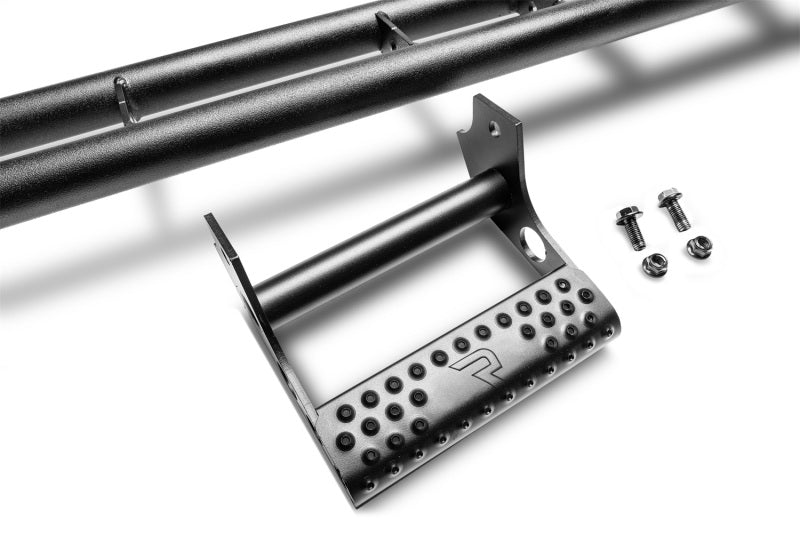 N-Fab RKR Rails 05-15 Toyota Tacoma Double Cab - Tex. Black - 1.75in