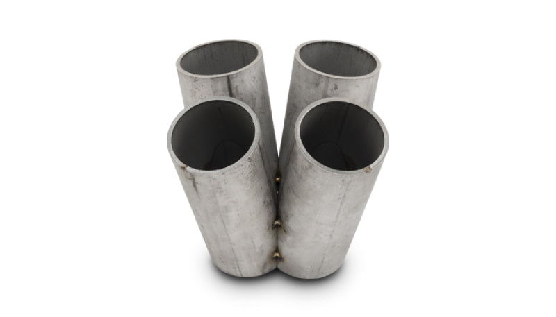 Vibrant 4 into 1 SS Turbo Mani Collector for All T4 in Flange 48mm Pipe OD 4.75in tall 78mmx64mm out