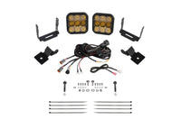 Diode Dynamics 14-18 Polaris RZR XP Stage Series SS5 A-Pillar Pod Kit - Sport Yellow Combo
