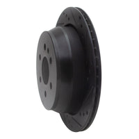 R1 Concepts R1 15-20 Chevrolet Colorado Rear Right Drilled & Slotted Black Brake Rotor