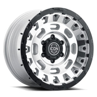 ICON Hammer Pro 17x8.5 / 6x135 / 6MM / 5in BS - Silver Machined