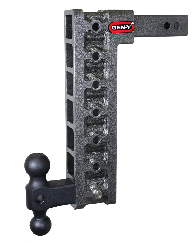 GEN-Y Hitch Gen-Y Mega Duty 2in Shank 15in Drop 10K Hitch w/Dual-Ball (Use w/Stabilizer Kit GH-0100)