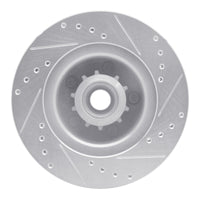 R1 Concepts R1 70-72 Dodge Charger Front Left Drilled & Slotted Silver Brake Rotor