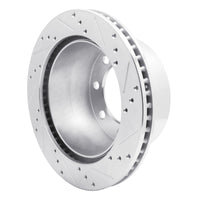 R1 Concepts R1 00-02 Dodge Ram 3500 Rear Left Drilled & Slotted Silver Brake Rotor