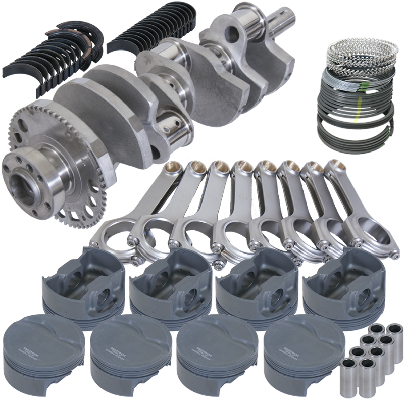 Eagle Chevy LS3 4.000in Crank 58 Tth Reluctor 6.125in H-Beam -14cc 4.075in Pistons Rotating Assembly