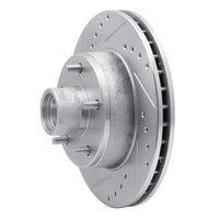 R1 Concepts R1 1978-1990 Buick Skylark Front Left Drilled & Slotted Silver Brake Rotor