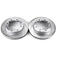 PowerStop Power Stop 94-99 Chevrolet K1500 Suburban Front Evolution Drilled & Slotted Rotors - Pair