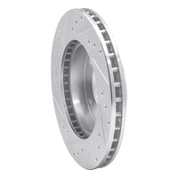 R1 Concepts R1 77-80 Buick LeSabre Rear Right Drilled & Slotted Silver Brake Rotor