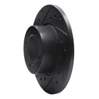 R1 Concepts R1 67-74 Opel Manta Front Left Drilled & Slotted Black Brake Rotor