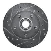 R1 Concepts R1 98-02 Ford Ranger (USA/Canada) Front Left Drilled & Slotted Silver Brake Rotor
