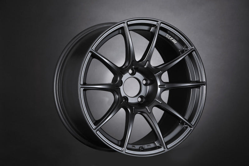 SSR GTX01 17x9 5x100 38mm Offset Flat Black Wheel