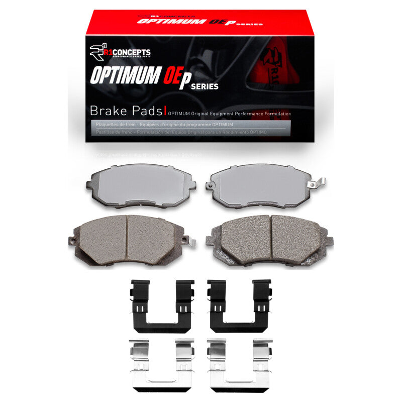 R1 Concepts R1 2002-2012 Saab 9-2X Front R1 Optimum OE Pads & Hardware Kit
