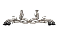CORSA Performance Corsa 2020-2025 Corvette C8 3in Valved Cat-Back 4.5in Blk Quad Tips - Fits Factory NPP Exhaust w/AFM