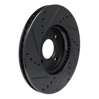 R1 Concepts R1 13-16 Ford Ecosport (Mexico) Front Right Drilled & Slotted Black Brake Rotor