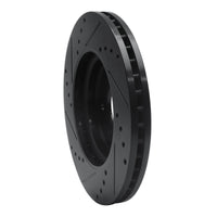 R1 Concepts R1 07-16 Acura RDX Front Right Drilled & Slotted Black Brake Rotor