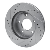 R1 Concepts R1 75-79 Ford Thunderbird Left Rear Drilled & Slotted Silver Brake Rotor