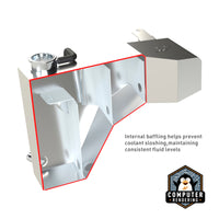 Mishimoto 2011+ Dodge Charger/Challenger / Chrysler 300C Alum Expansion Tank - Micro-Wrinkle Black