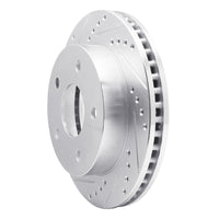 R1 Concepts R1 00-02 Dodge Ram 1500 Pickup Front Left Drilled & Slotted Silver Brake Rotor