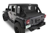 Bestop 07-18 Jeep Wrangler JK 4-Door Halftop Conversion Kit (Premium Black Twill)