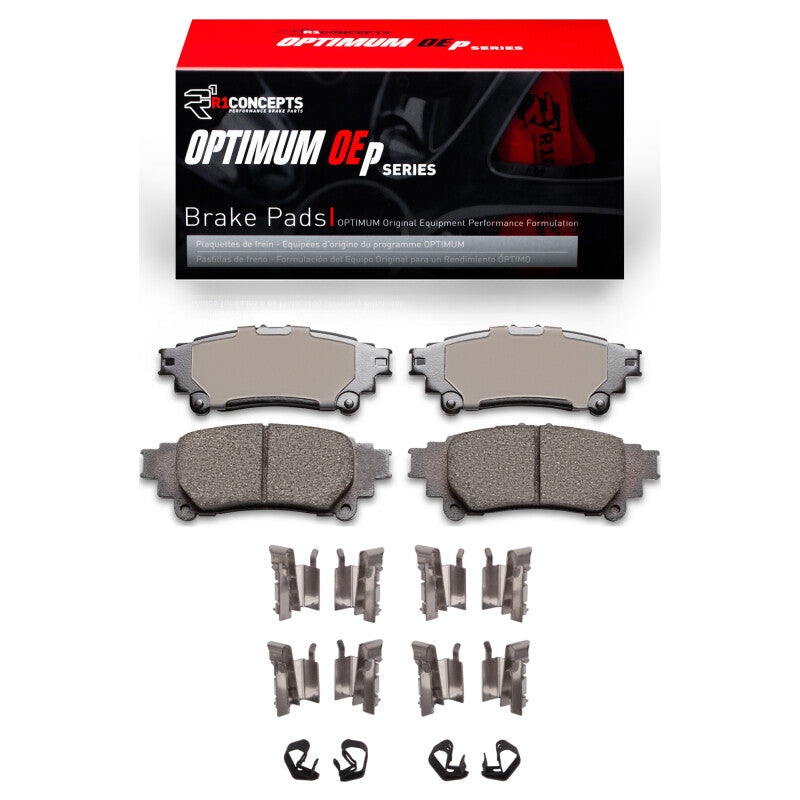 R1 Concepts R1 2013-2020 Lexus GS200T Rear R1 Optimum OE Pads & Hardware Kit